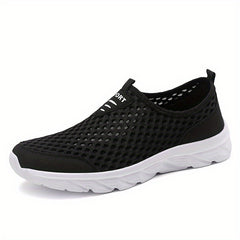 Men's Lightweight Mesh Slip On Shoes For Traveling