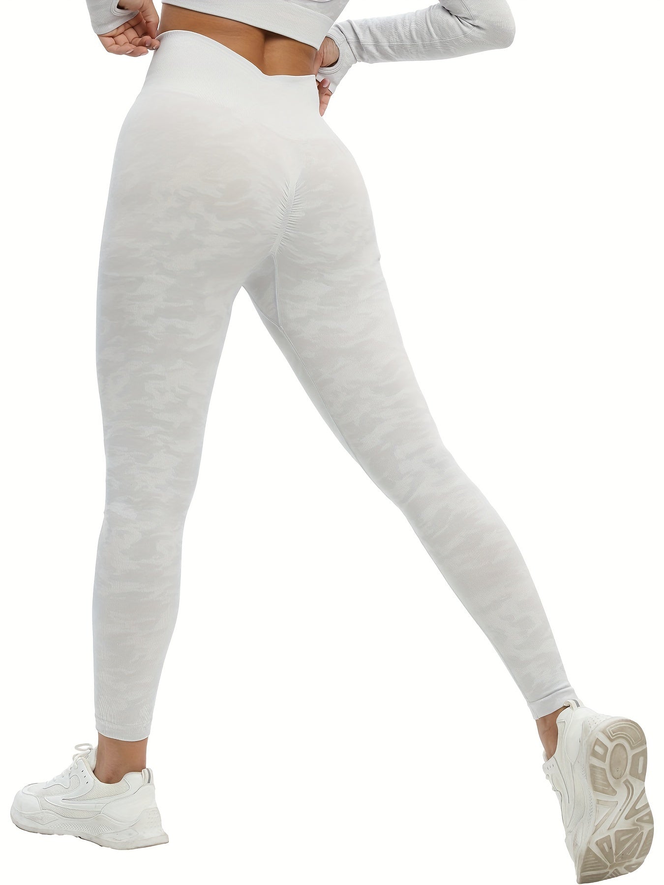 Camouflage Seamless Yoga Pants High Stretch Leggings Women's Activewear