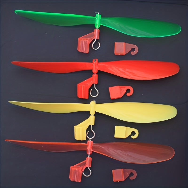 Rubber Band Powered Propeller Blades DIY Toy