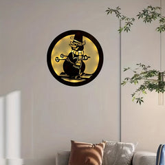 Christmas Halloween Scene Decoration Lights Mother And Baby Decoration