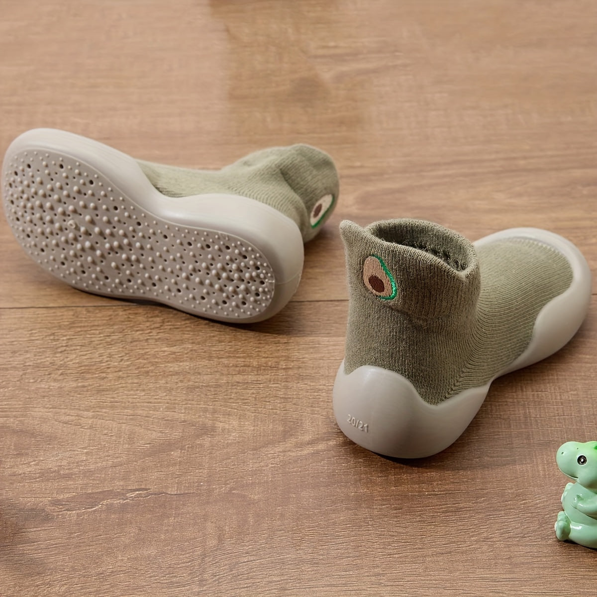 Baby Girls Fruit Slip On Sock Shoes Non Slip Walking Shoes