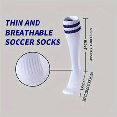 Kids Soccer Knee Socks Thick Non Slip Sweat Abs