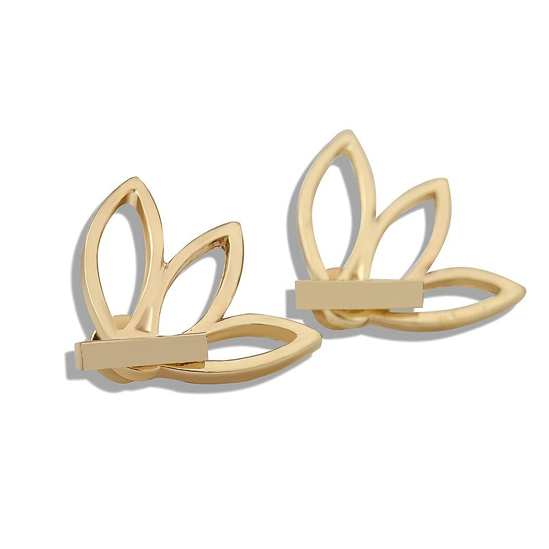 Lotus Stud Earrings Creative Jewelry Gift For Girls