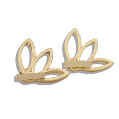 Lotus Stud Earrings Creative Jewelry Gift For Girls