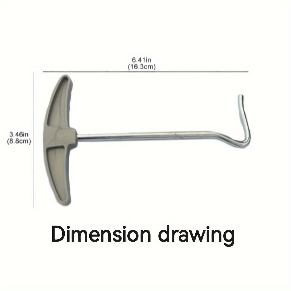 2pcs Ground Nail Puller Tent Peg Nail Puller