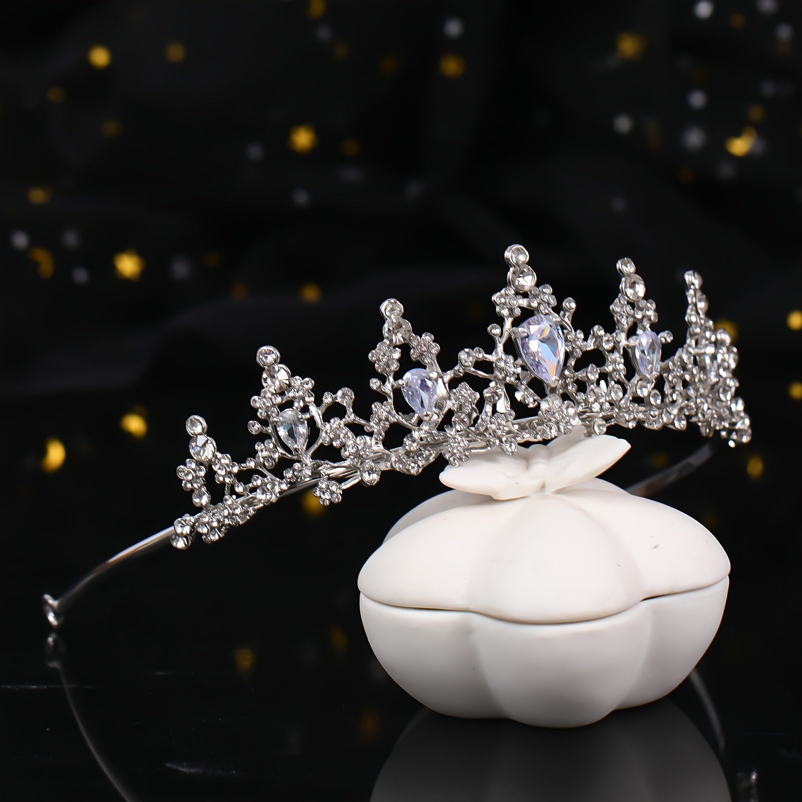 Zircon Rhinestone Headband Tiara Wedding Bridal Jewelry