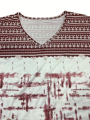 Graphic Print Tee & Shorts Set