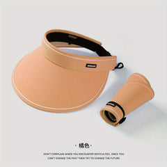 Candy Casual Visor Hat Cotton Sun Hat UV Protection Cycling Hats