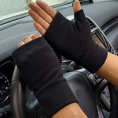 Outdoor Half Finger Gloves Winter Warm Gloves