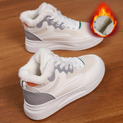 Women's High Top Platform Sneakers Winter Casual