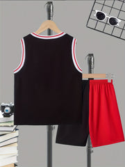 BROOKLYN 231 Kids Basketball 2 pc Outfits Tank & Shorts Set
