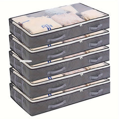 Large Capacity Storage Bag Zipper Dustproof Organizer For Closet