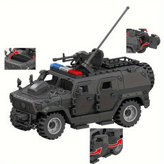 Building Blocks Toy Set for 2 Armored Vehicles