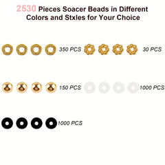 Friendship Necklace Bracelet Making Kit Clay Beads Golden Beads DIY Craft