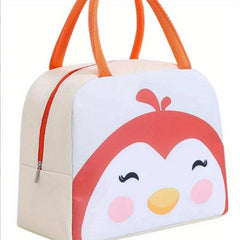 1pc Cartoon Waterproof Thermal Insulation Lunch Box Bag