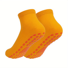 Non Slip Sweat Absorption Yoga Socks Silicone Padded Low Cut Sport Socks