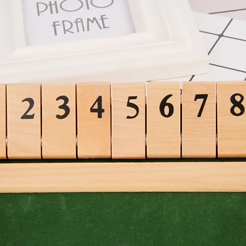 Wooden Number Flipping Game Drinking Game Props Entertainment Supplies