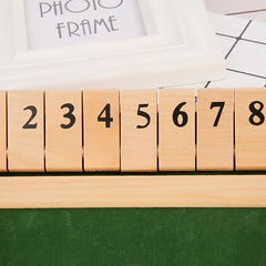 Wooden Number Flipping Game Drinking Game Props Entertainment Supplies