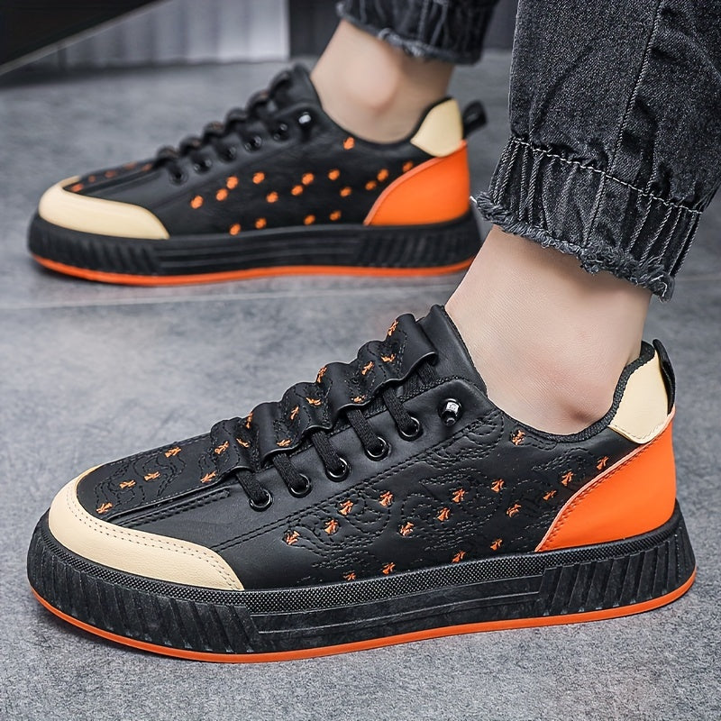 Men's Block Skate Shoes - Non Slip Casual Shoes