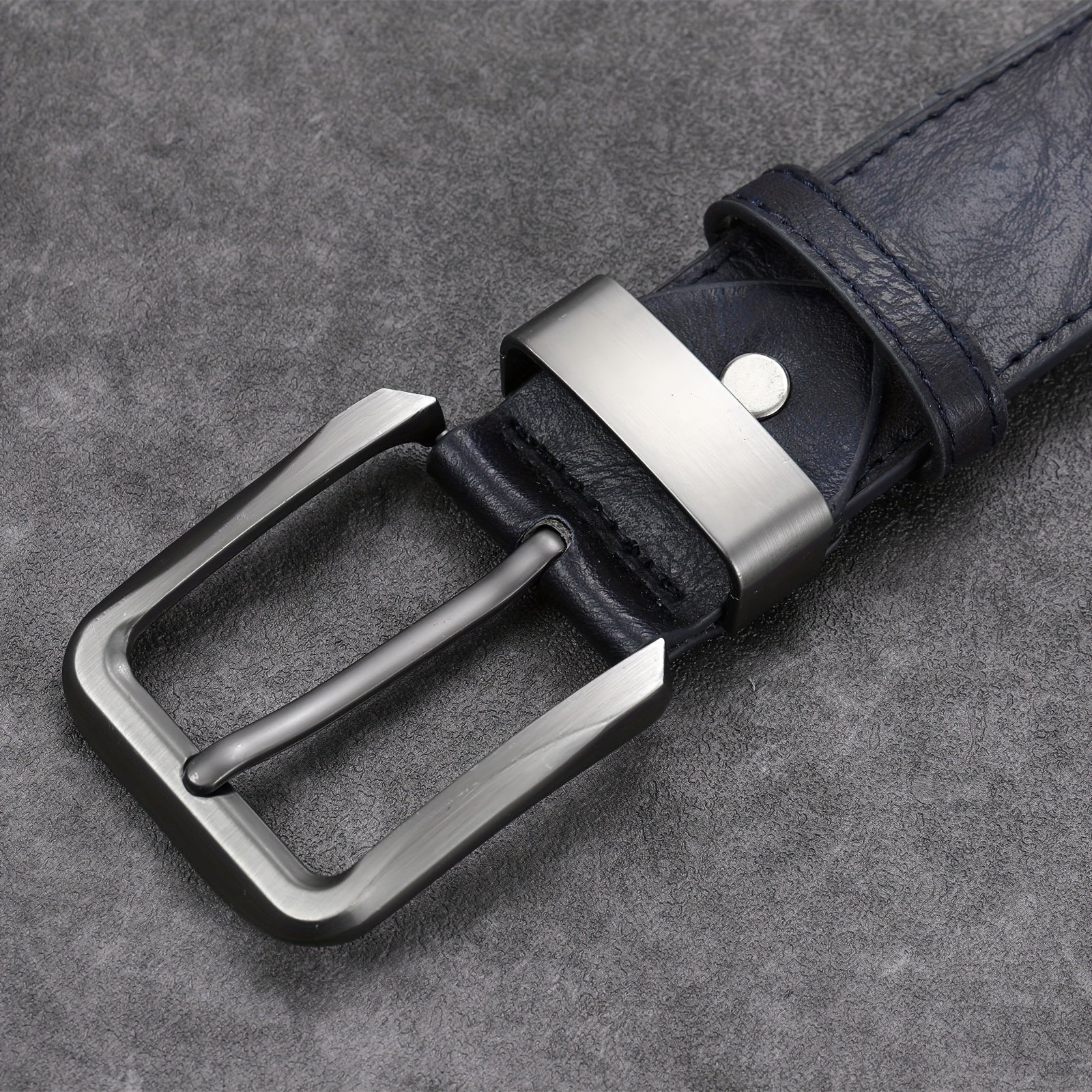 Casual Square Belt for Men with Pin Buckle