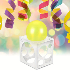 Collapsible Balloon Sizer Cube Box - Size Measuring Tool for Arch