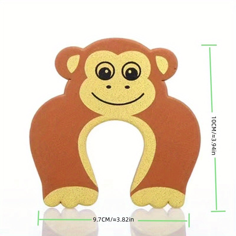 5pcs Cartoon Anti-pinch Door Stop Safety Child Collision Prevention