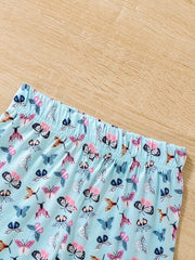 5pcs Girls Casual Shorts Breathable Summer Bottoms