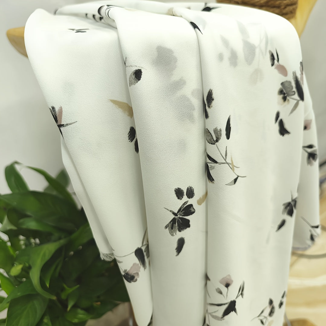1yard Chiffon Fabric for DIY Clothes Pants Dress, Comfortable Breathable Fabric