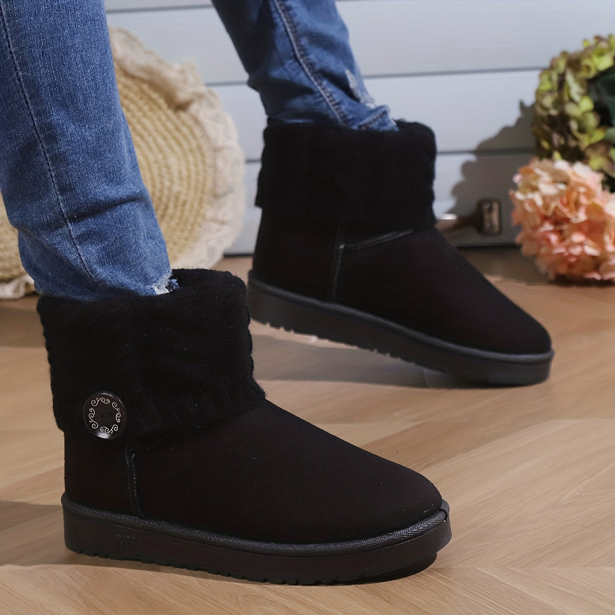 Women's Non slip Snow Boots Comfortable Winter Warm Boots