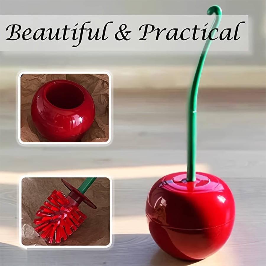 Creative Toilet Brush With Holder Bowl&Long Handle Bathroom Cleaning Tool
