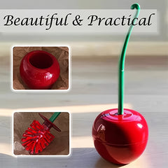 Creative Toilet Brush With Holder Bowl&Long Handle Bathroom Cleaning Tool