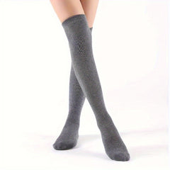 Women's Non-slip Over the Knee Thigh High Socks for Yoga