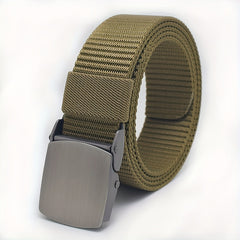 Men's Casual Buckle Student Military Training Belt