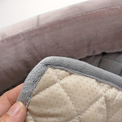 Waterproof Pet Sofa Cushion Grey Ultrasonic Cotton Bed