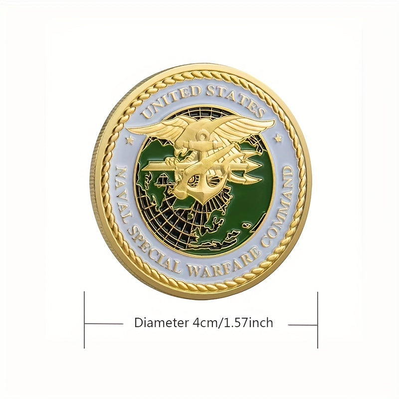 US Navy Seals Challenge Coin, Unique Collectible Gift for Kids