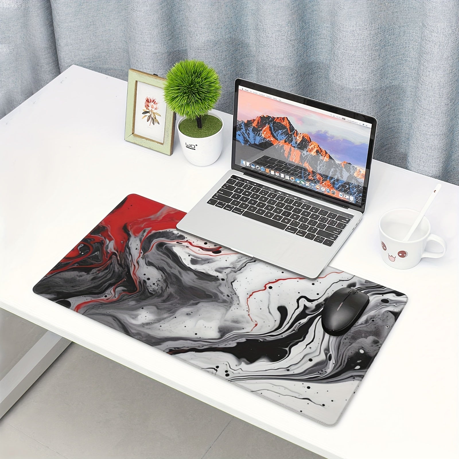 Thick Abstract Large Mouse Pad 80x40cm Anti-Skid Office Desk Carpet