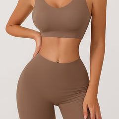 Seamless Lingerie Set Bra & High Waist Shorts Women's Underwear