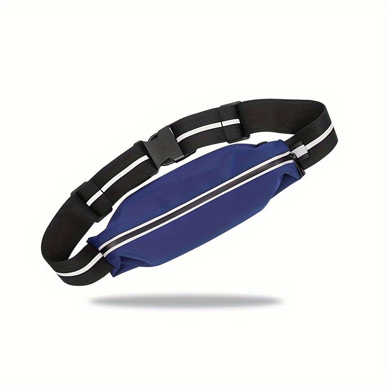 Sports Waist Bag Outdoor Running Elastic Waterproof Reflective Phone Storage