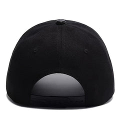 Men's PU Leather Baseball Cap Wheat Ear Design