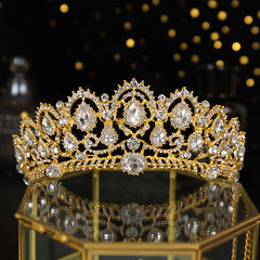 Rhinestone Alloy Crown Bridal Hairband Headband Party Favors