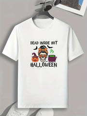 Halloween Pattern Print Men's Sports T shirt