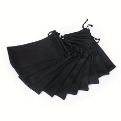 10pcs Drawstring Pouches for Sunglasses and Jewelry Displays
