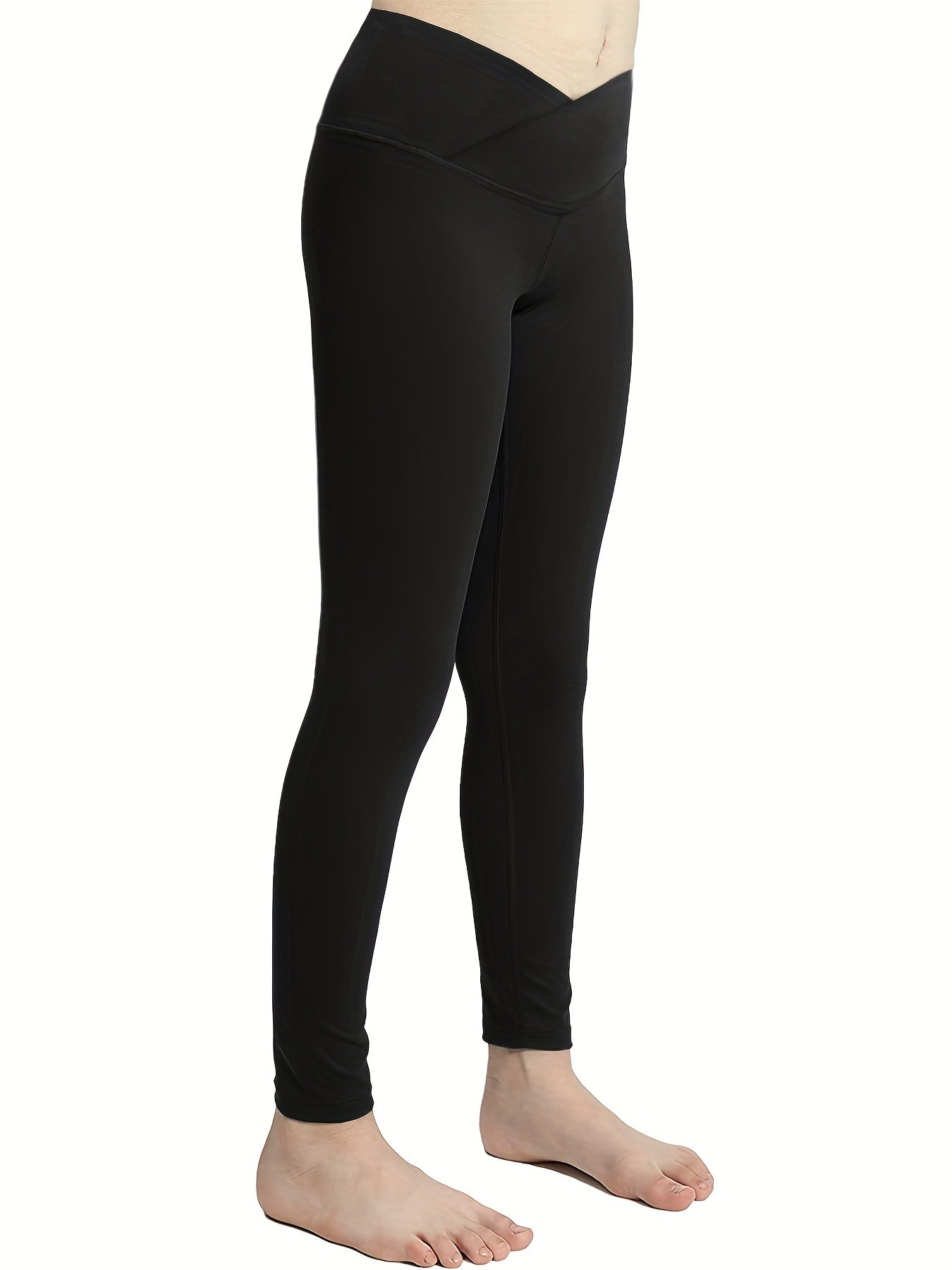Toddler Girls Stylish Sports Yoga Pants Skinny Stretchy Running Workout Leggings