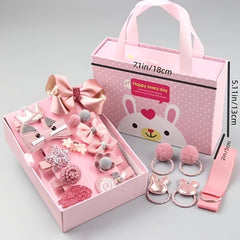 18pcs Girls Bow Hair Clip Set with Gift for Girls