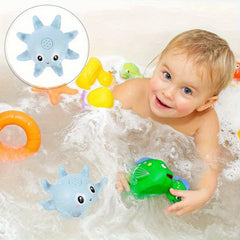 Octopus Bathroom Toys Spraying Bathtub Toys Swimming Pool Toys for Kids