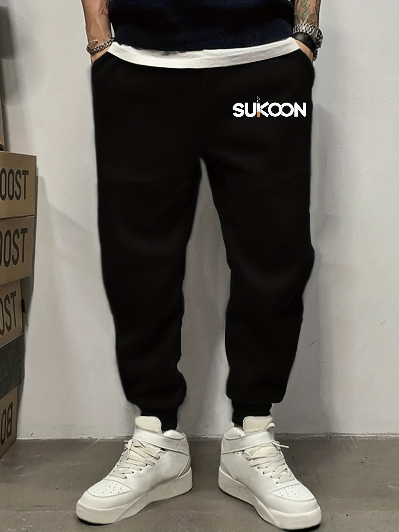 Sukoon Casual Drawstring Joggers Men s Pants For Spring Summer