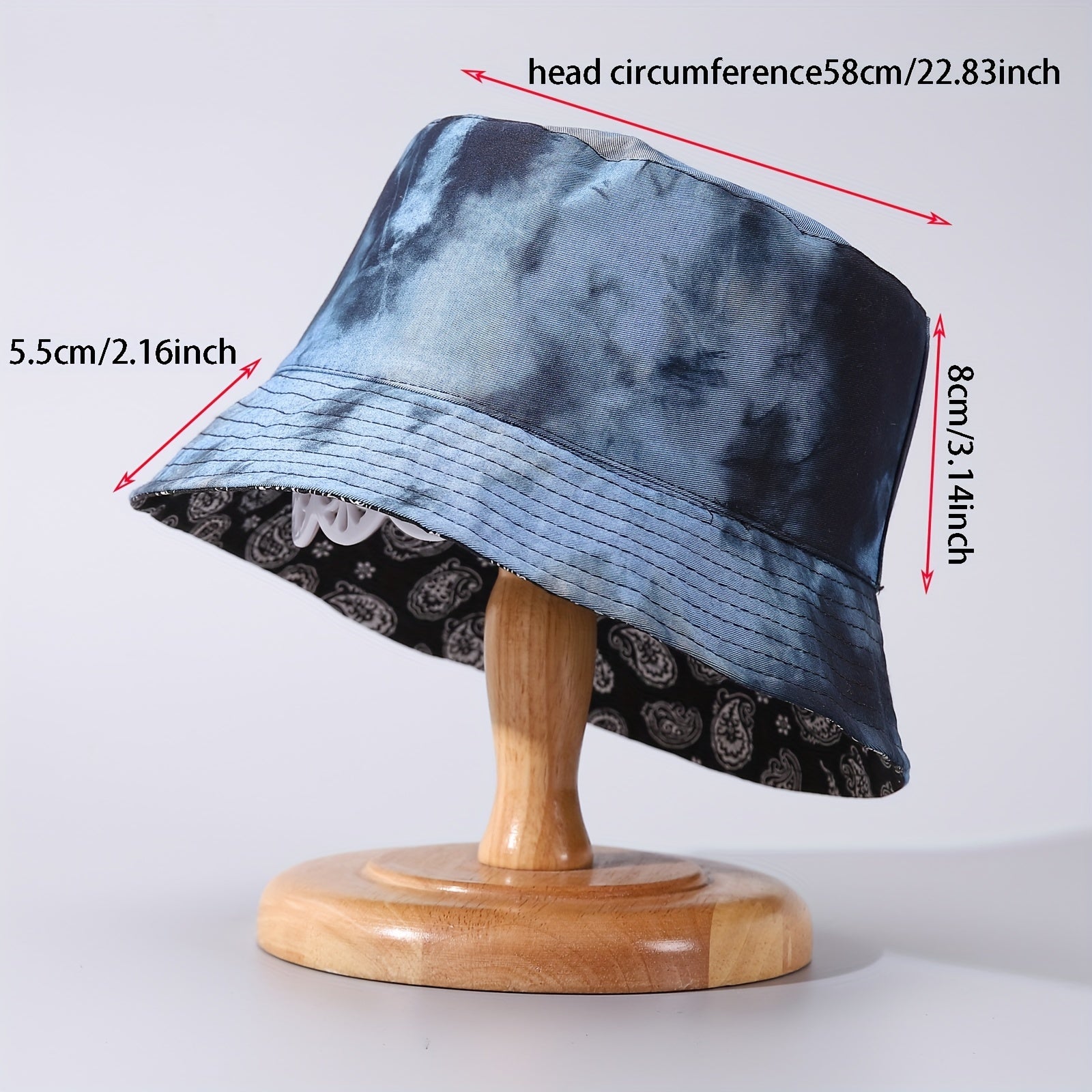 Men's Thin Graffiti Bucket Hat Lightweight Small Brim Sun Protection