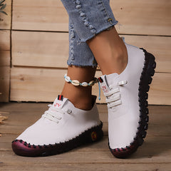 Soft Sole Flat Round Toe Loafers Shoes Lightweight Comfortable Breathable Skate