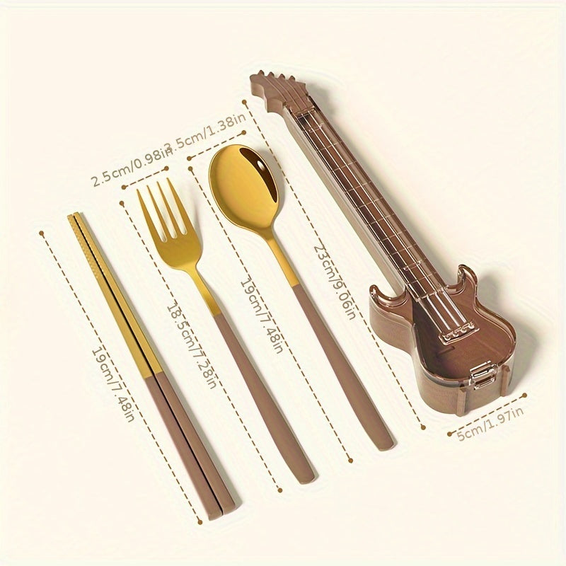 Portable Travel Cutlery Set Stainless Steel Reusable Camping Tableware