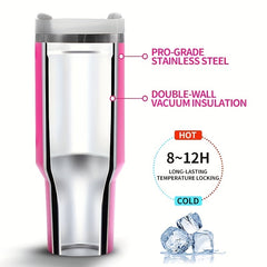 Skull Series 40oz Car Tumbler Vacuum Insulated Stainless Steel